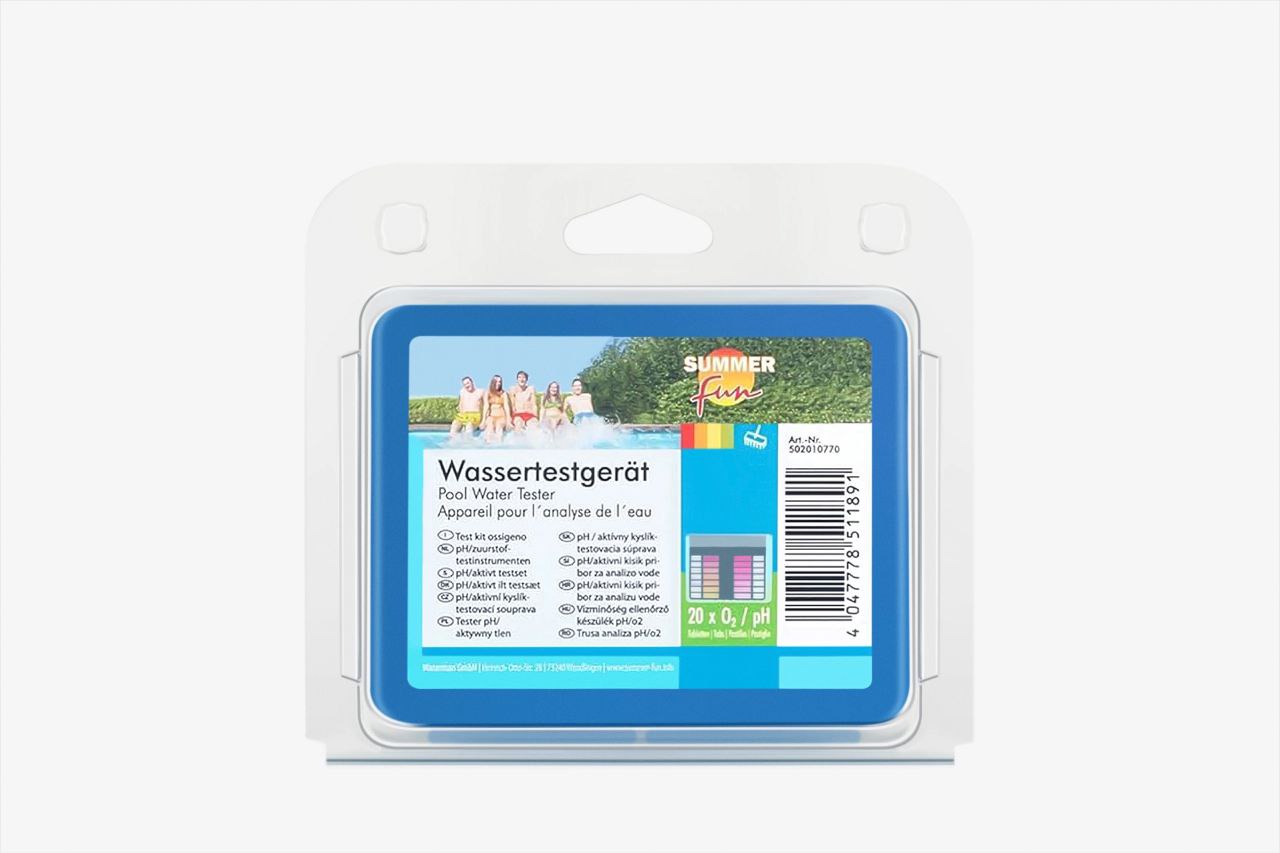 Tabletkový tester kvality vody / PH / CL úrovne