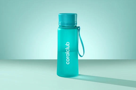 Plastová fľaša coralclub